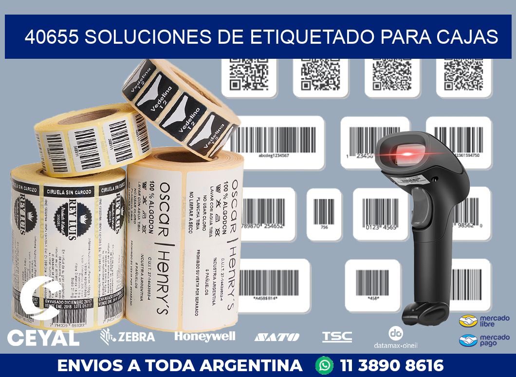 40655 SOLUCIONES DE ETIQUETADO PARA CAJAS