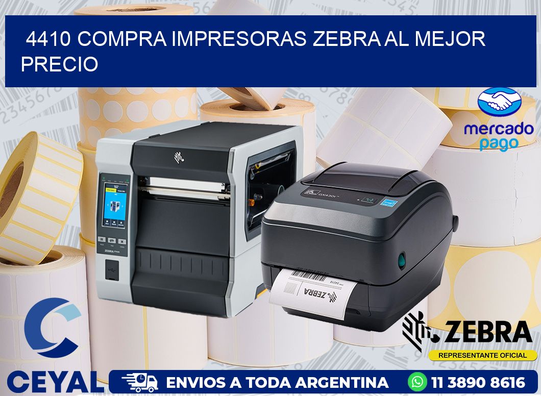 4410 COMPRA IMPRESORAS ZEBRA AL MEJOR PRECIO