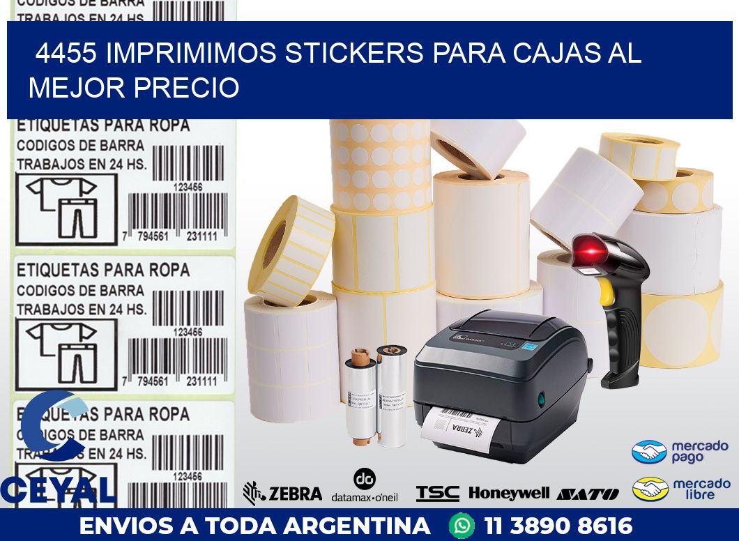 4455 IMPRIMIMOS STICKERS PARA CAJAS AL MEJOR PRECIO