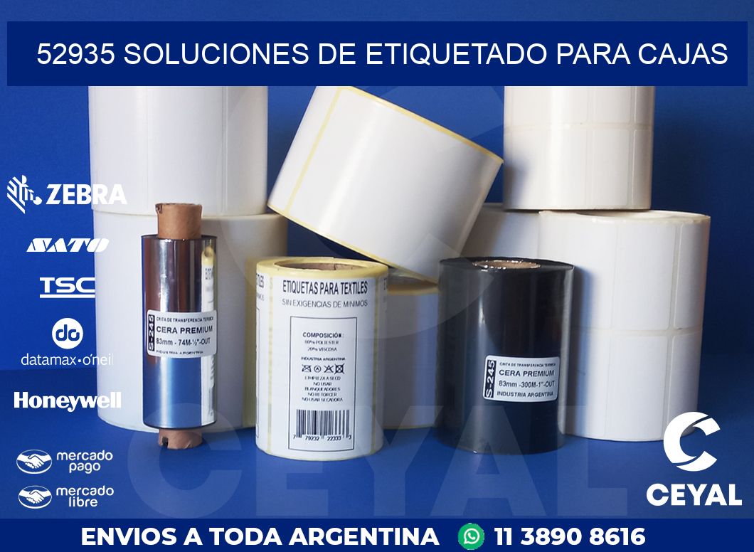 52935 SOLUCIONES DE ETIQUETADO PARA CAJAS