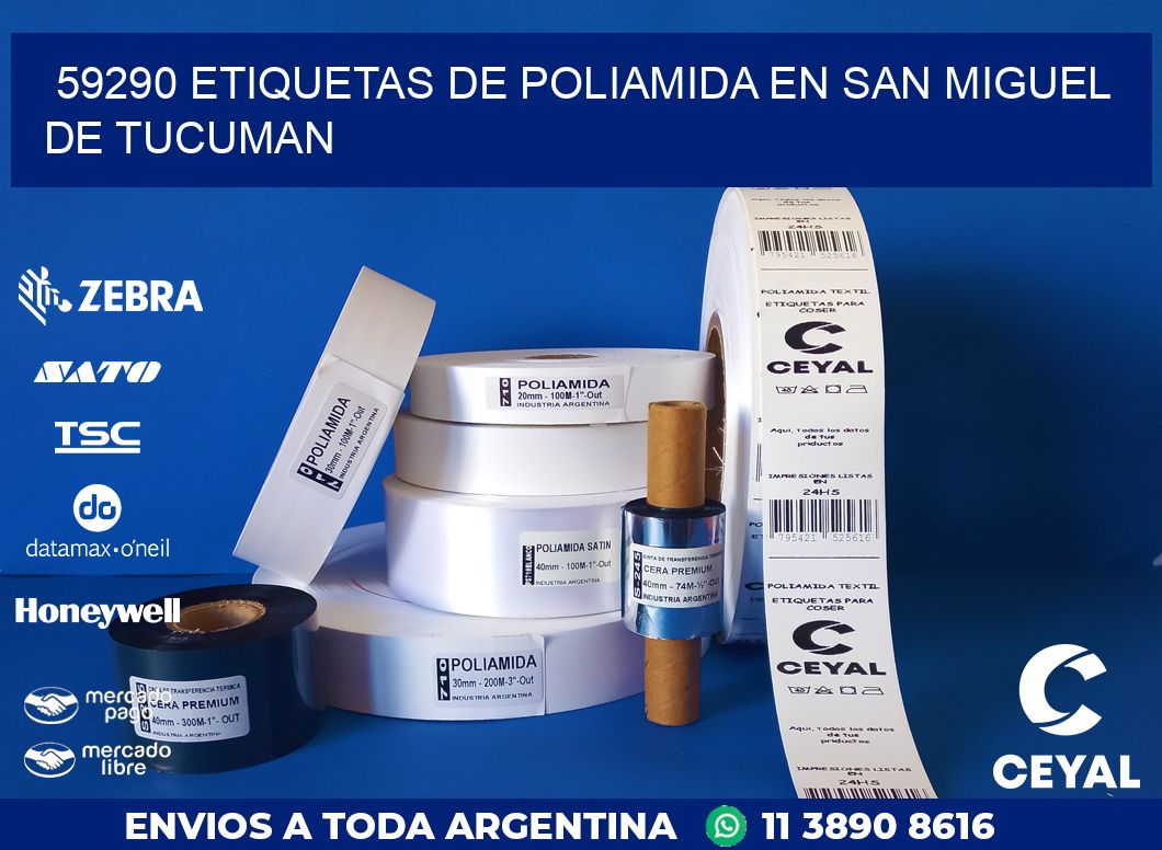 59290 ETIQUETAS DE POLIAMIDA EN SAN MIGUEL DE TUCUMAN