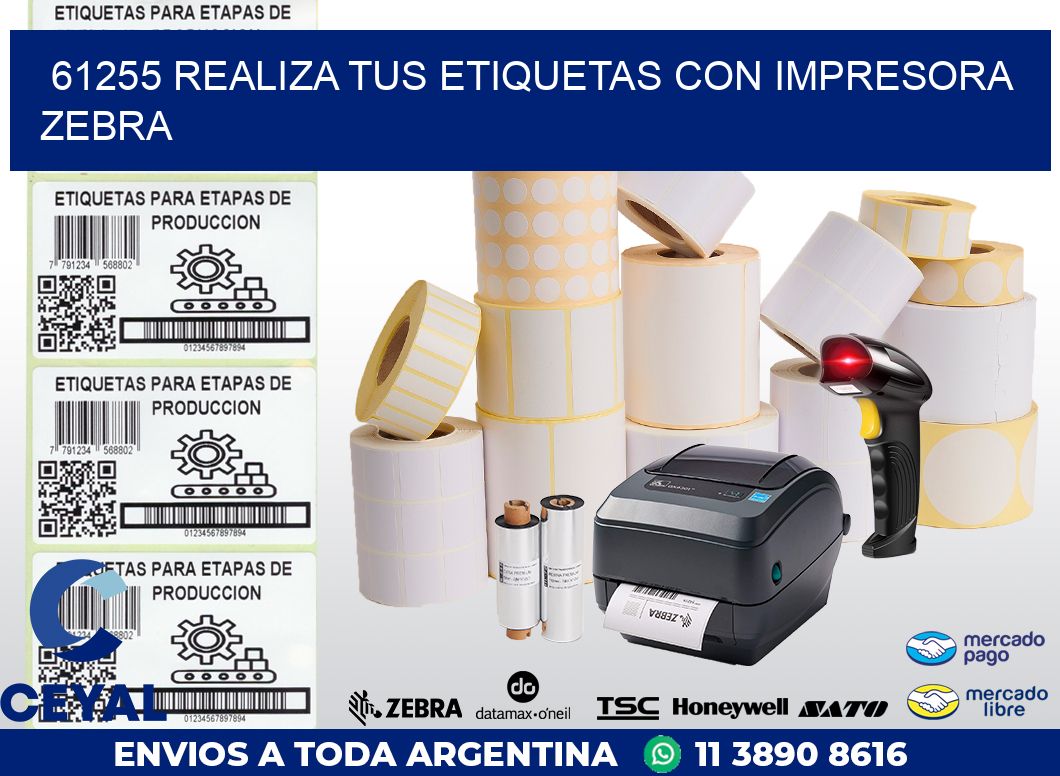 61255 REALIZA TUS ETIQUETAS CON IMPRESORA ZEBRA