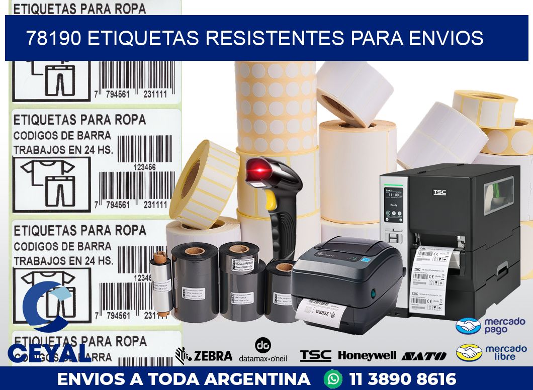 78190 ETIQUETAS RESISTENTES PARA ENVIOS
