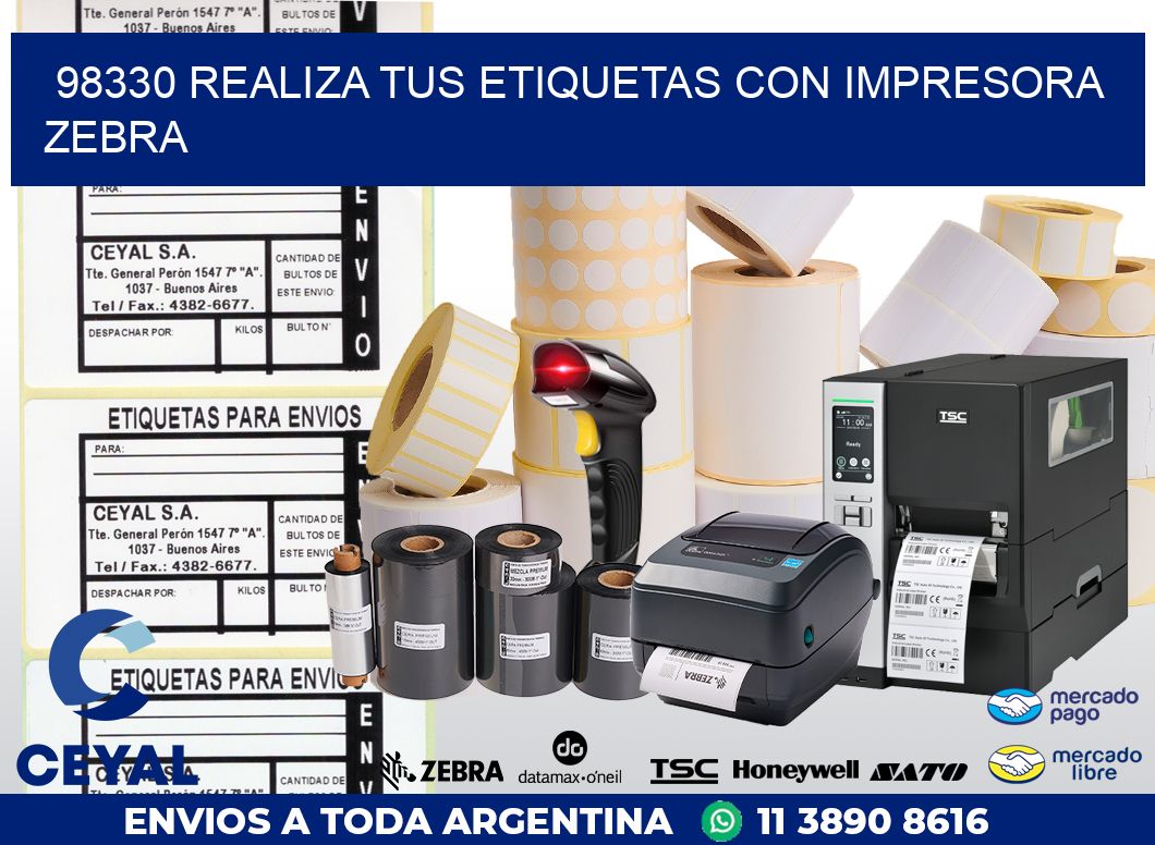 98330 REALIZA TUS ETIQUETAS CON IMPRESORA ZEBRA