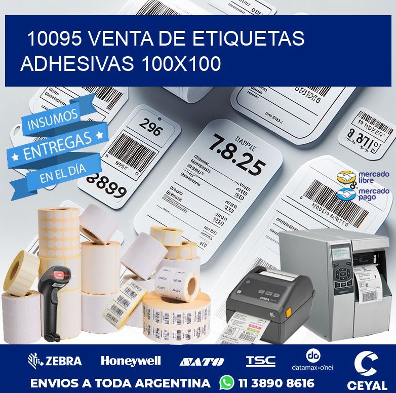 10095 VENTA DE ETIQUETAS ADHESIVAS 100X100