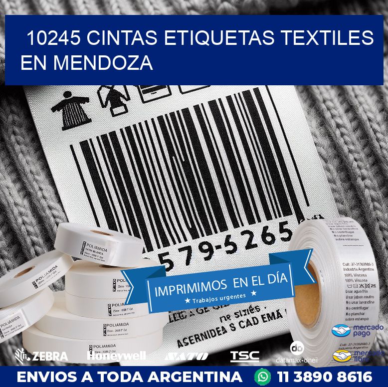 10245 CINTAS ETIQUETAS TEXTILES EN MENDOZA