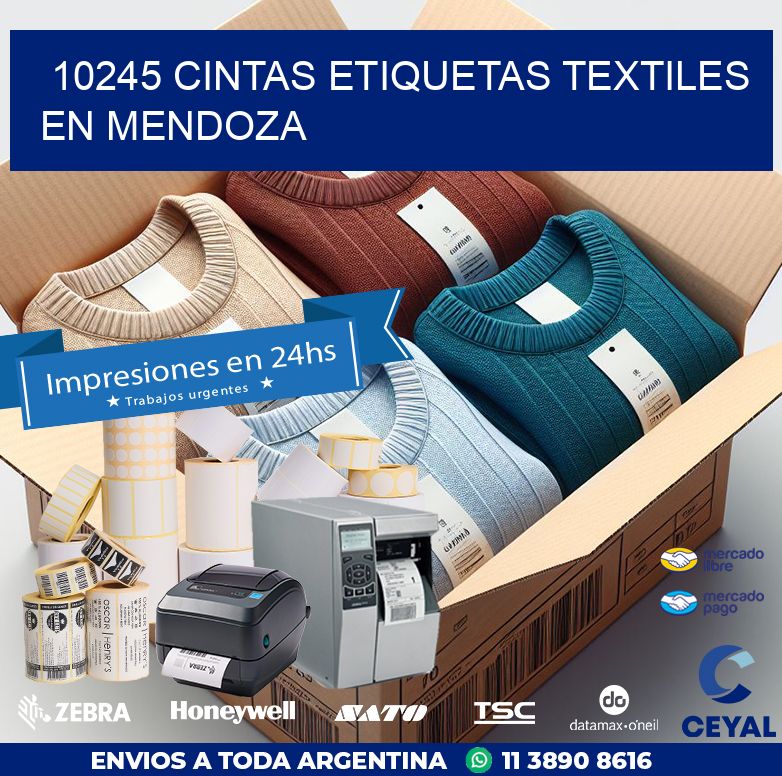 10245 CINTAS ETIQUETAS TEXTILES EN MENDOZA