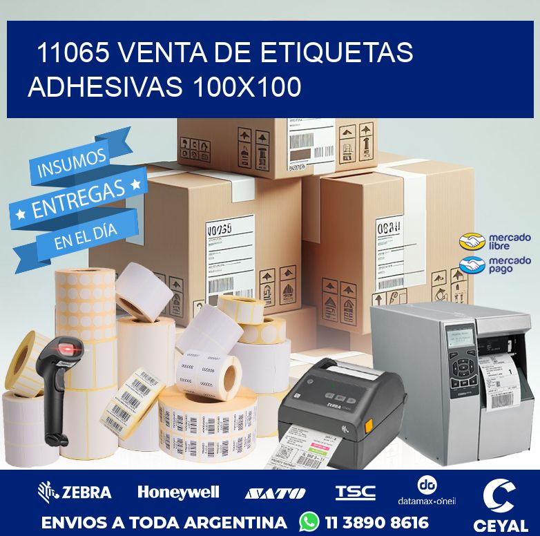 11065 VENTA DE ETIQUETAS ADHESIVAS 100X100