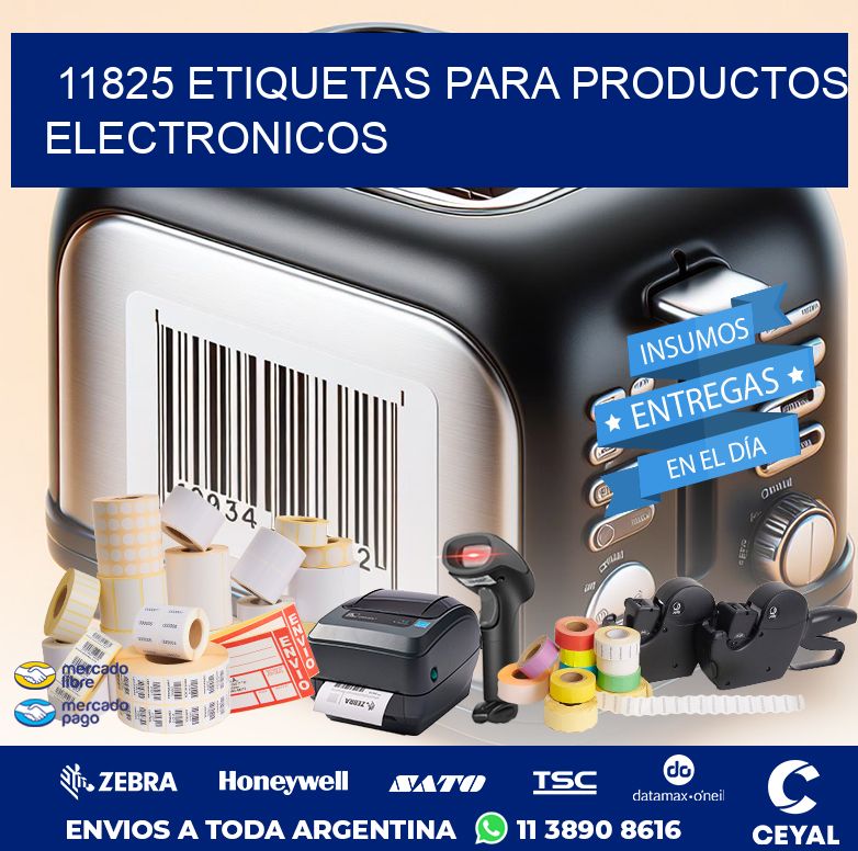 11825 ETIQUETAS PARA PRODUCTOS ELECTRONICOS