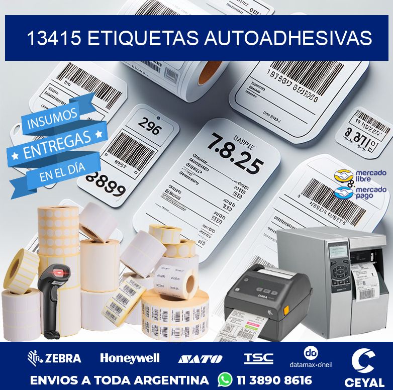13415 ETIQUETAS AUTOADHESIVAS