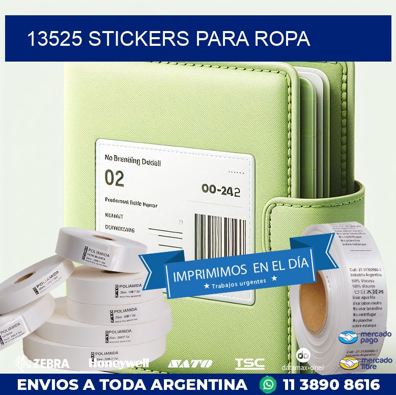 13525 STICKERS PARA ROPA