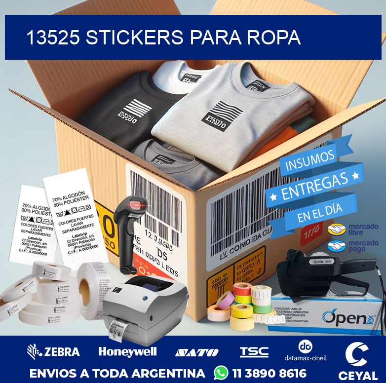 13525 STICKERS PARA ROPA
