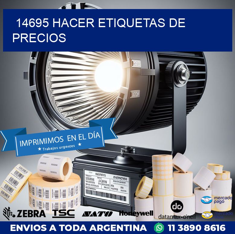 14695 HACER ETIQUETAS DE PRECIOS