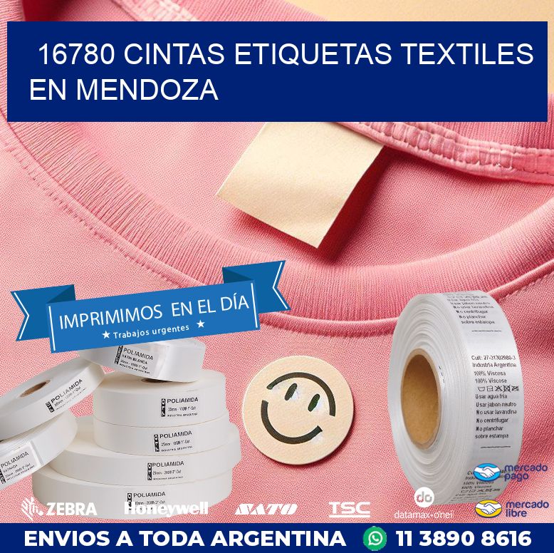 16780 CINTAS ETIQUETAS TEXTILES EN MENDOZA