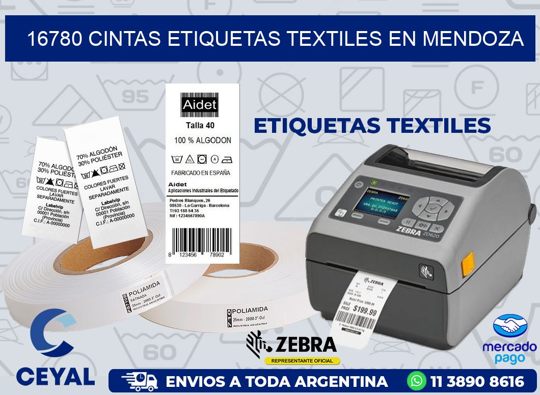 16780 CINTAS ETIQUETAS TEXTILES EN MENDOZA