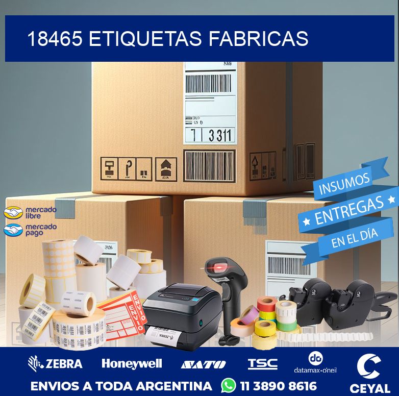 18465 ETIQUETAS FABRICAS