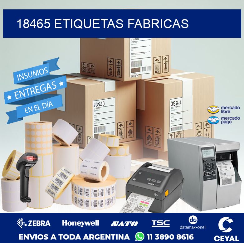 18465 ETIQUETAS FABRICAS