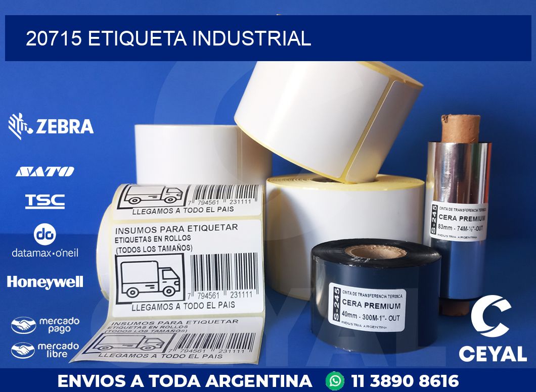 20715 ETIQUETA INDUSTRIAL