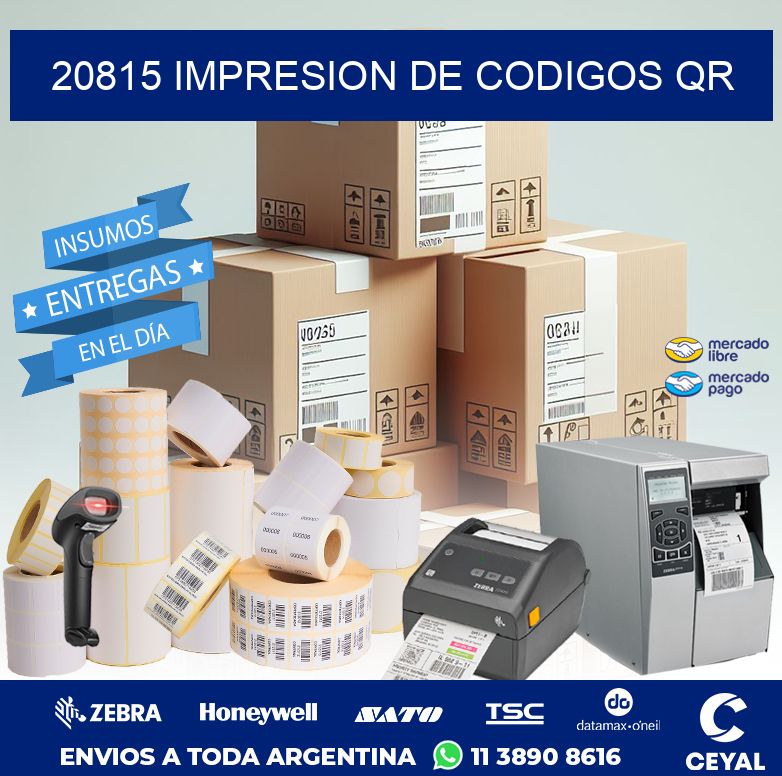20815 IMPRESION DE CODIGOS QR