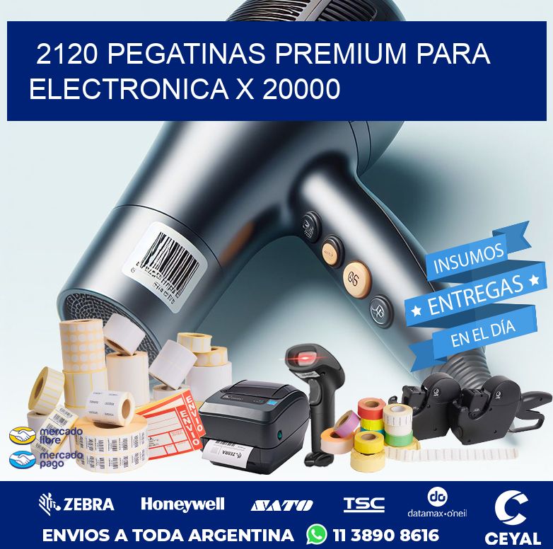 2120 PEGATINAS PREMIUM PARA ELECTRONICA X 20000