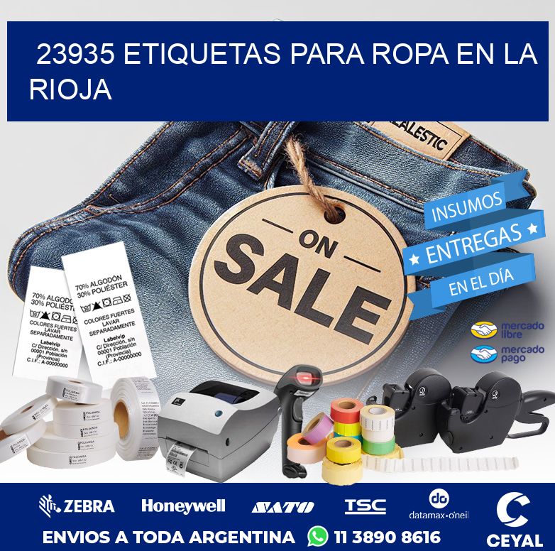 23935 ETIQUETAS PARA ROPA EN LA RIOJA