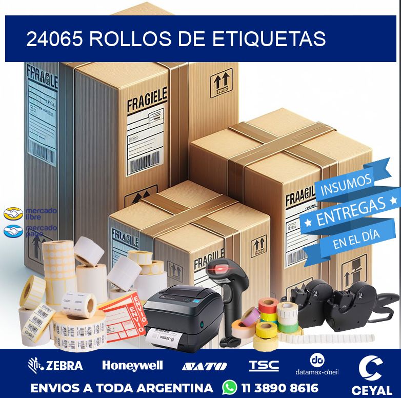 24065 ROLLOS DE ETIQUETAS
