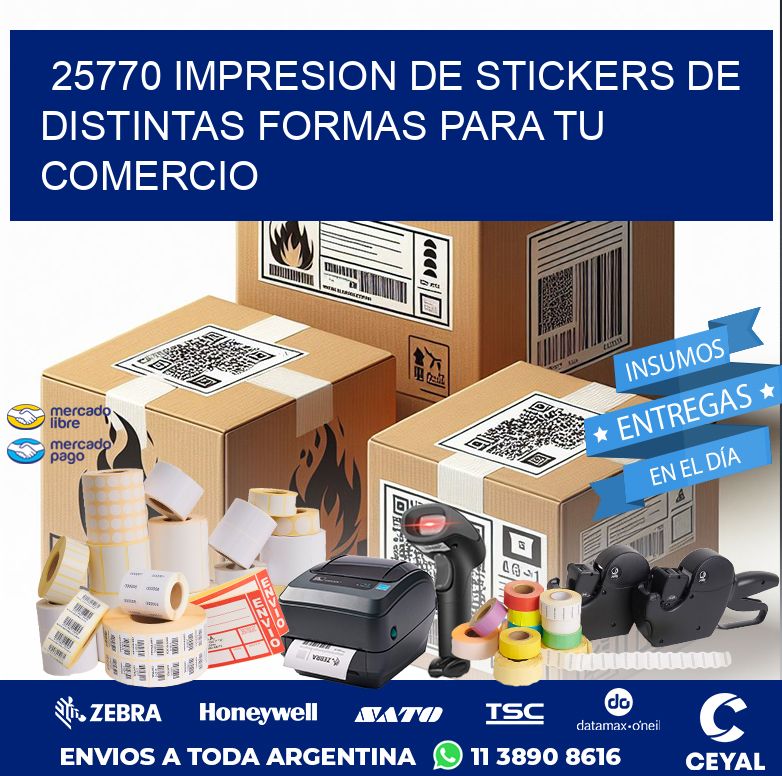 25770 IMPRESION DE STICKERS DE DISTINTAS FORMAS PARA TU COMERCIO
