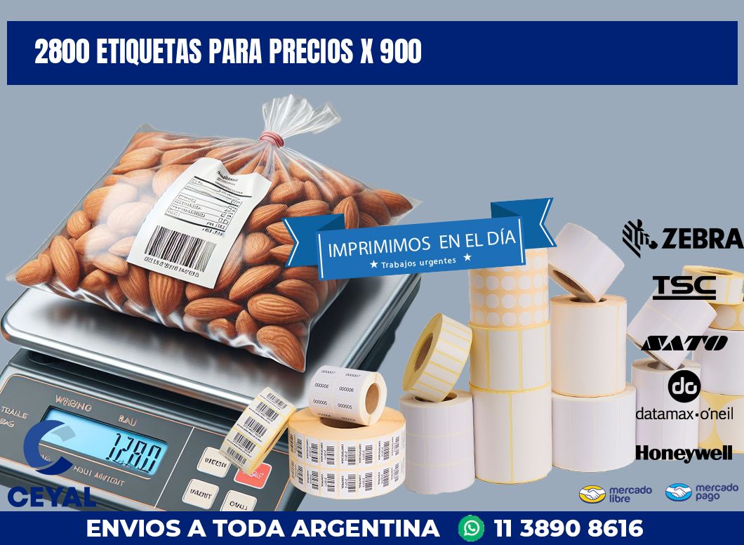 2800 ETIQUETAS PARA PRECIOS X 900