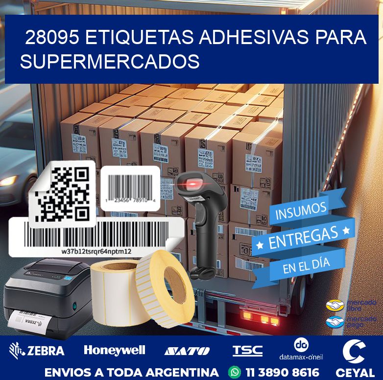 28095 ETIQUETAS ADHESIVAS PARA SUPERMERCADOS