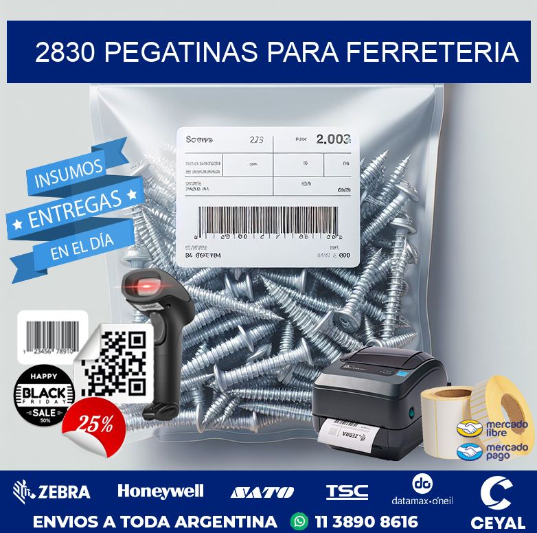 2830 PEGATINAS PARA FERRETERIA