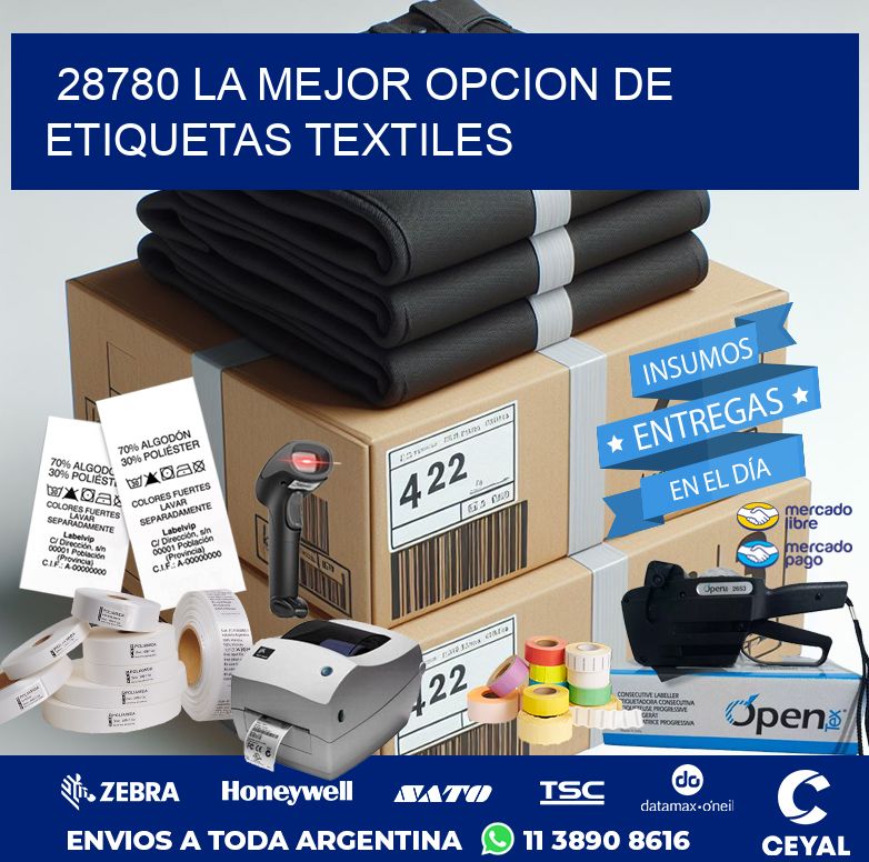 28780 LA MEJOR OPCION DE ETIQUETAS TEXTILES