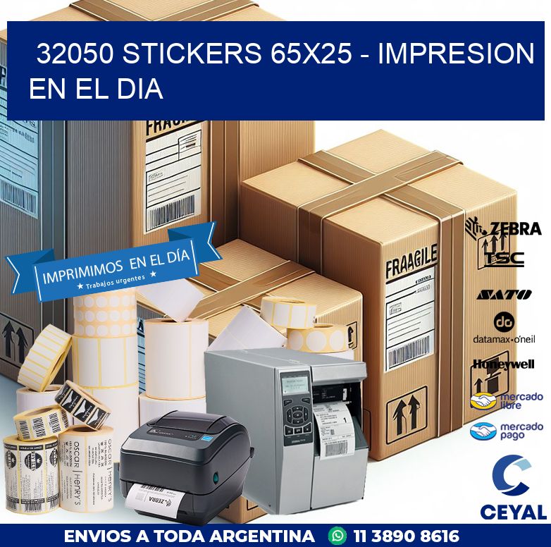 32050 STICKERS 65×25 – IMPRESION EN EL DIA