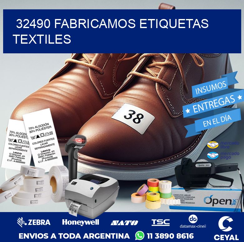 32490 FABRICAMOS ETIQUETAS TEXTILES