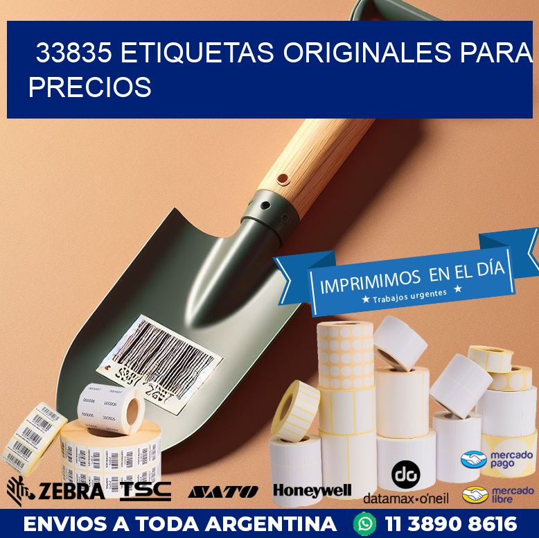 33835 ETIQUETAS ORIGINALES PARA PRECIOS