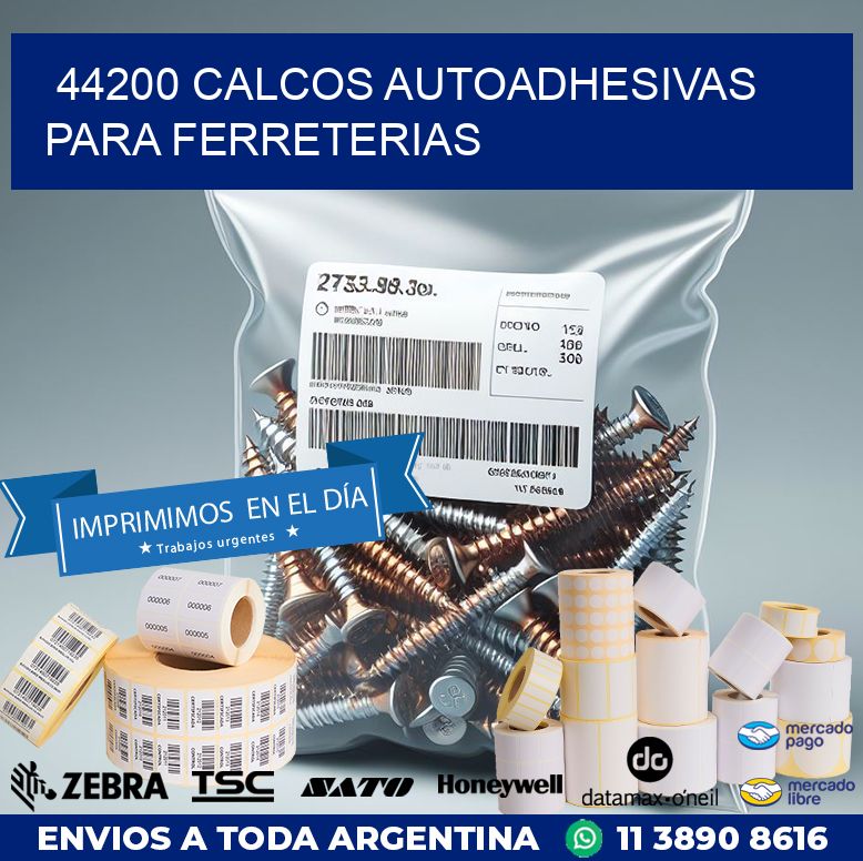 44200 CALCOS AUTOADHESIVAS PARA FERRETERIAS