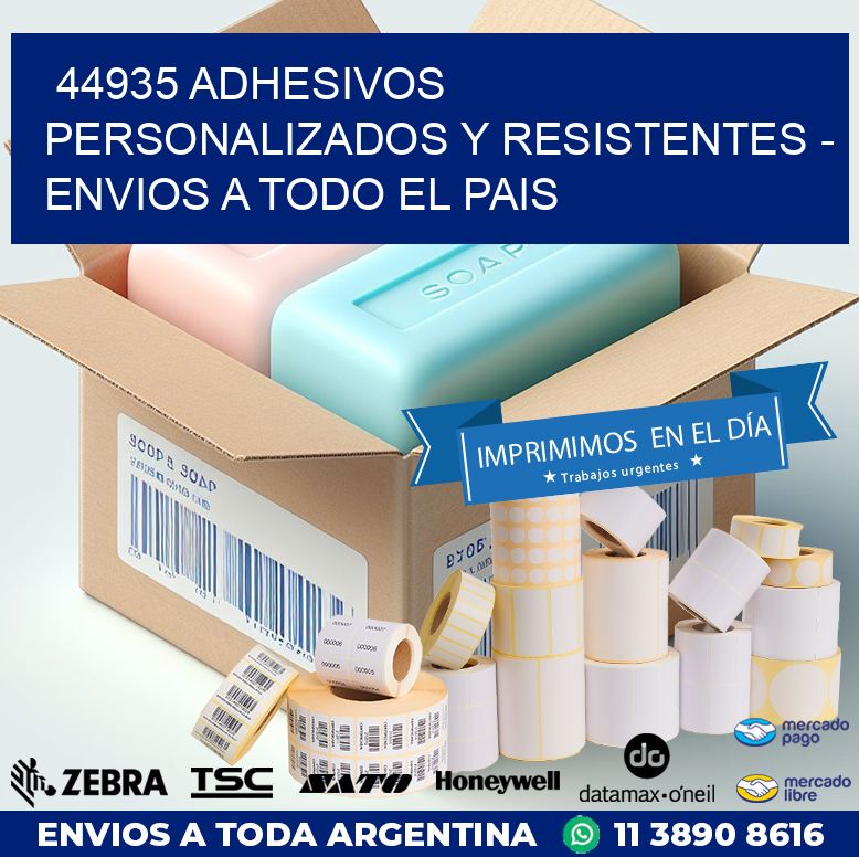 44935 ADHESIVOS PERSONALIZADOS Y RESISTENTES – ENVIOS A TODO EL PAIS