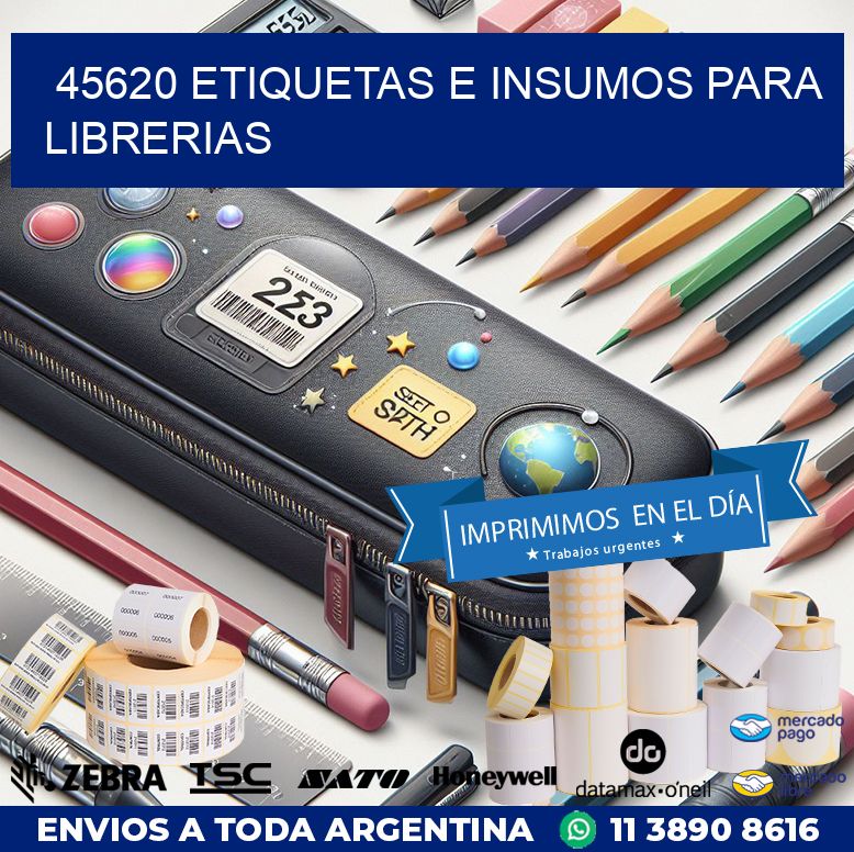 45620 ETIQUETAS E INSUMOS PARA LIBRERIAS