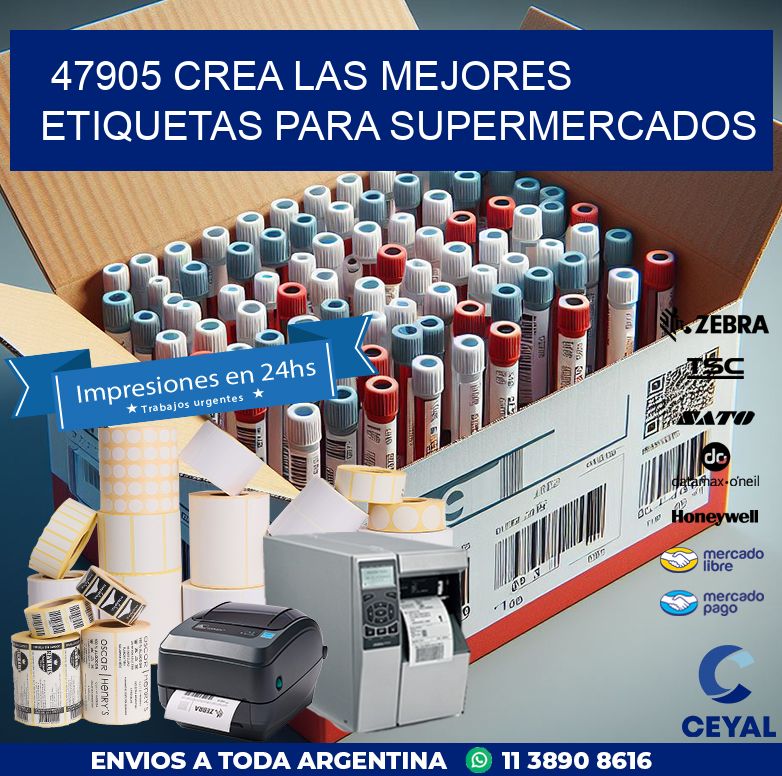 47905 CREA LAS MEJORES ETIQUETAS PARA SUPERMERCADOS