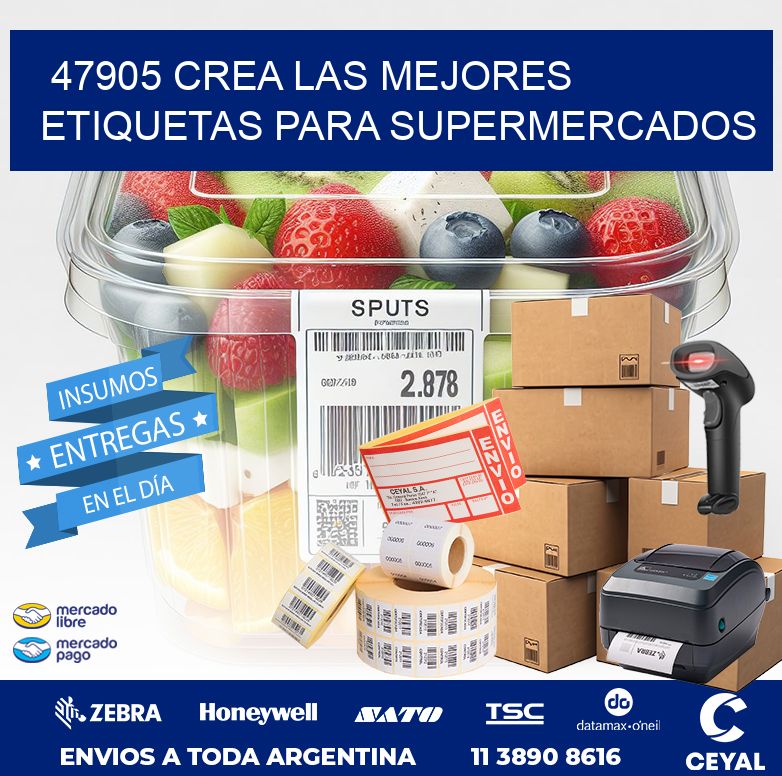 47905 CREA LAS MEJORES ETIQUETAS PARA SUPERMERCADOS