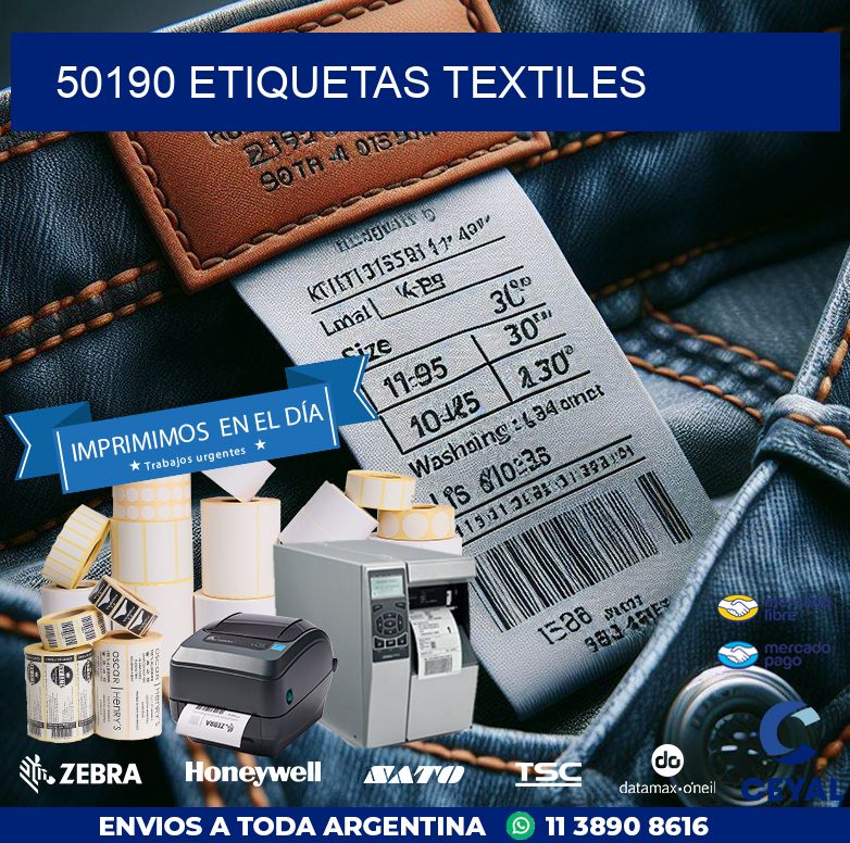 50190 ETIQUETAS TEXTILES