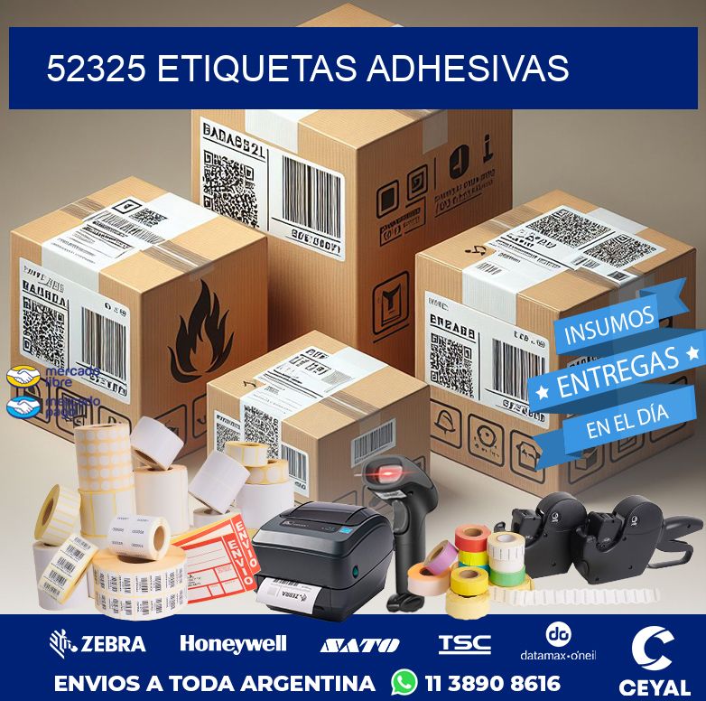 52325 ETIQUETAS ADHESIVAS