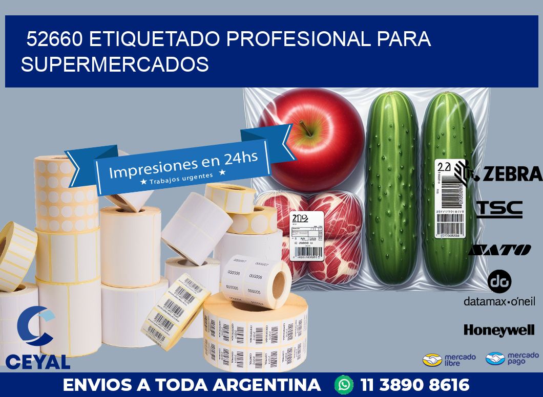 52660 ETIQUETADO PROFESIONAL PARA SUPERMERCADOS