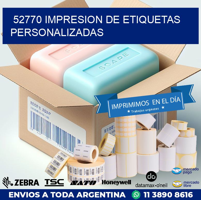52770 IMPRESION DE ETIQUETAS PERSONALIZADAS