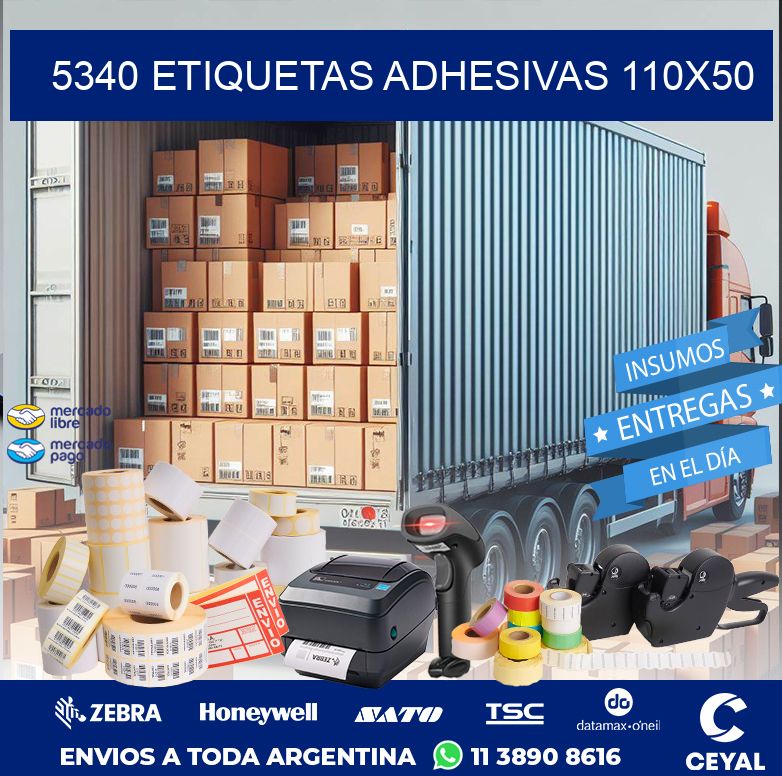 5340 ETIQUETAS ADHESIVAS 110X50