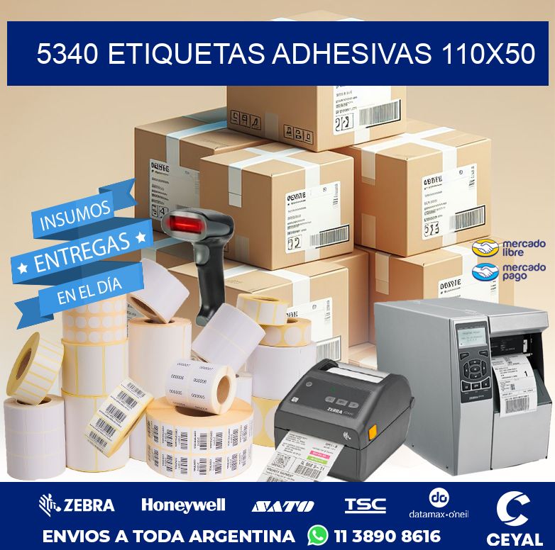 5340 ETIQUETAS ADHESIVAS 110X50