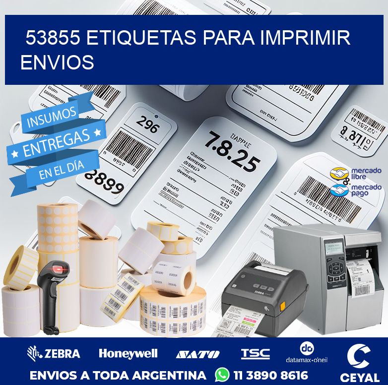 53855 ETIQUETAS PARA IMPRIMIR ENVIOS