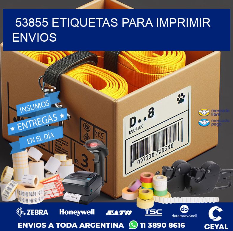 53855 ETIQUETAS PARA IMPRIMIR ENVIOS