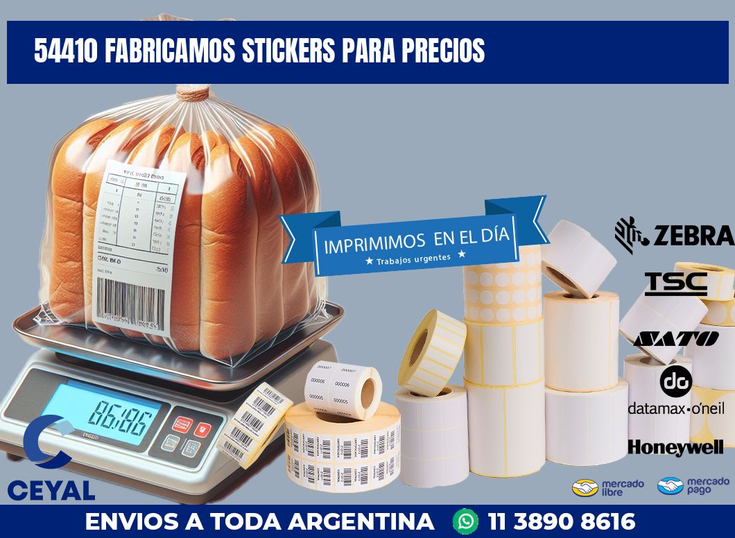 54410 FABRICAMOS STICKERS PARA PRECIOS