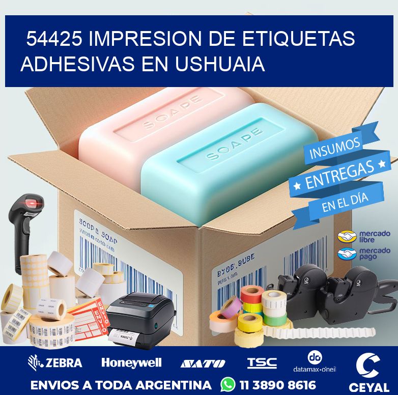 54425 IMPRESION DE ETIQUETAS ADHESIVAS EN USHUAIA