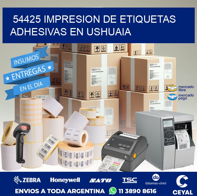 54425 IMPRESION DE ETIQUETAS ADHESIVAS EN USHUAIA